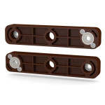 Veres | Верес - комплект шарниров маятникового механизма для кроваток • Walnut | Ореховый