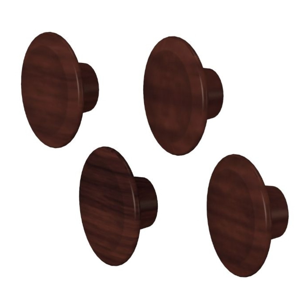 Veres | Верес - комплект мебельных деревянных ручек (4 шт) • Walnut | Ореховый