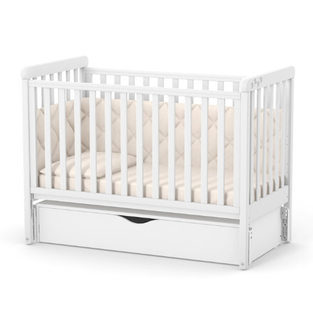 Veres Sonya LD12 | Верес Соня ЛД12 - кроватка • White | Белый