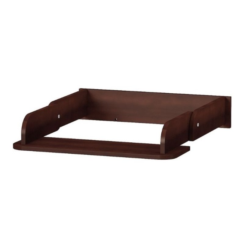 Veres | Верес 600 - откидной пеленальный блок на комод, узкий (49.6х68 см) • Walnut | Ореховый