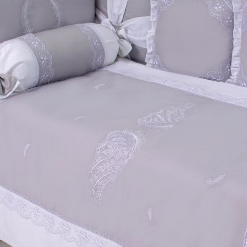 Постільний комплект Baby Veres Angel wings (6 елементів) Grey (216.26)
