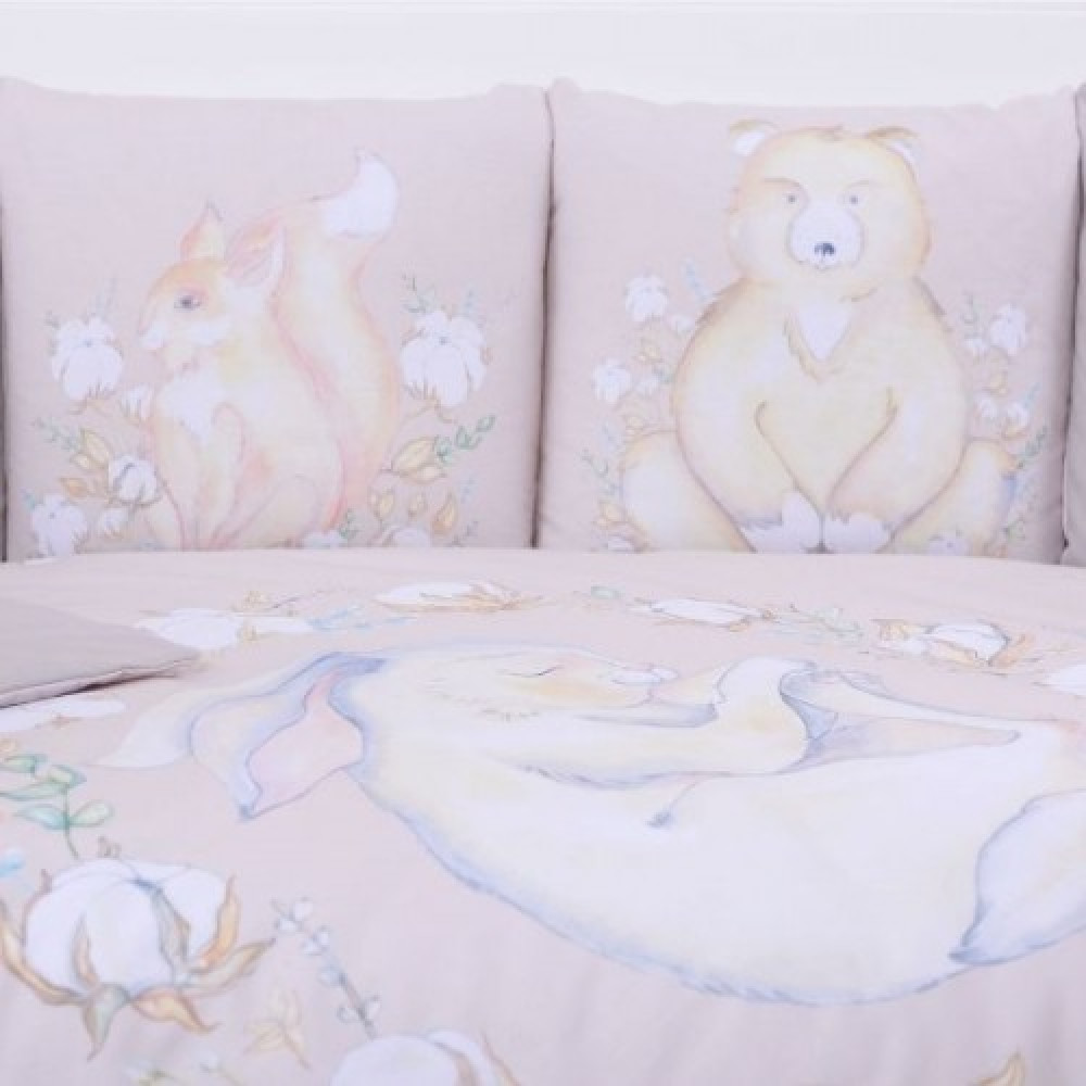 Постельный комплект Baby Veres Cotton touch latte (6 элементов) (220.30)