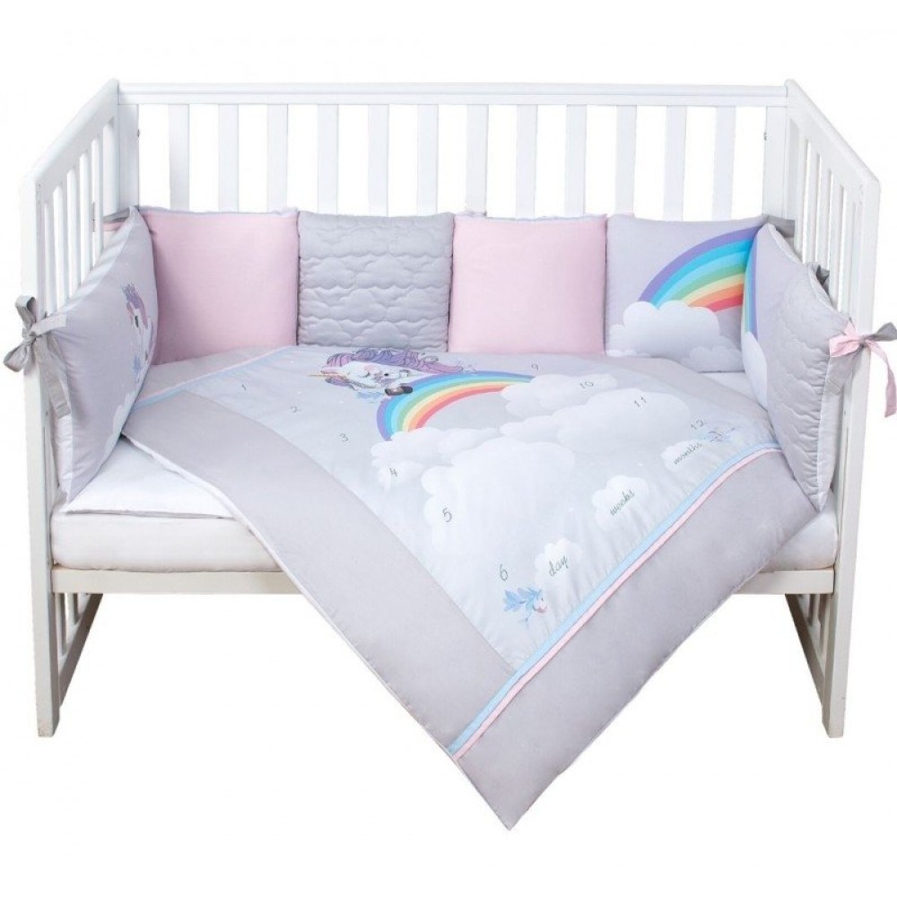 Постельный комплект Baby Veres Unicorn love 6 элементов (217.10)