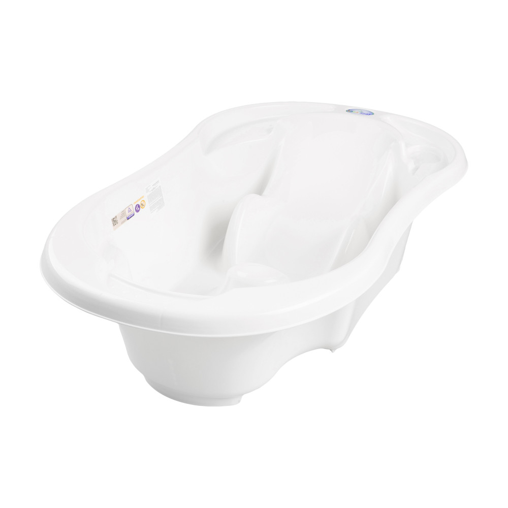 Ванна Tega Baby Комфорт зі зливом білий 102см (TG-011-103)