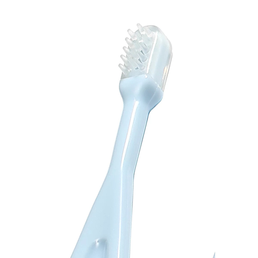 Набір зубних щіточок BabyOno блакитний 3 шт (550/02)
