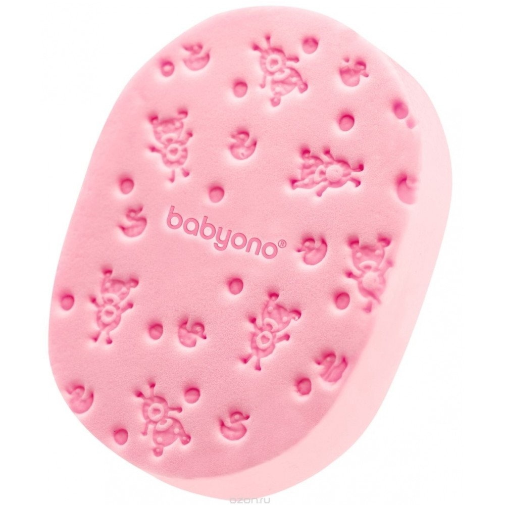 Губка для купання BabyOno рожевий (063/02)
