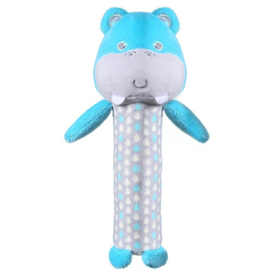 Игрушка прорезыватель с пищалкой BabyOno Бегемотик Марсель (1159)