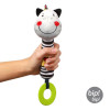 Игрушка прорезыватель с пищалкой BabyOno Зебра Зак (634)