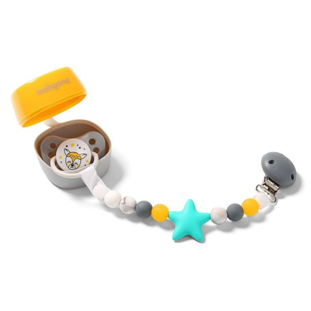 Пустушка BabyOno анатомічна силіконова Natural nursing (1226/02)