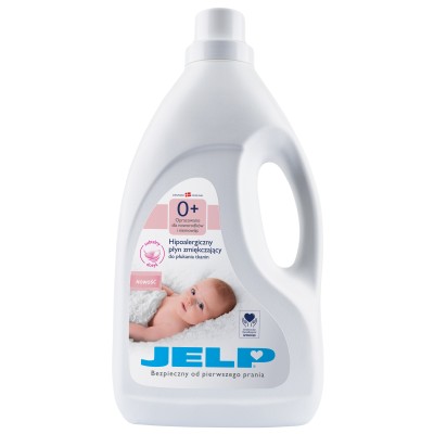 Гіпоалергенний ополіскувач JELP 0+ для пом'якшення тканин 2л (90034)
