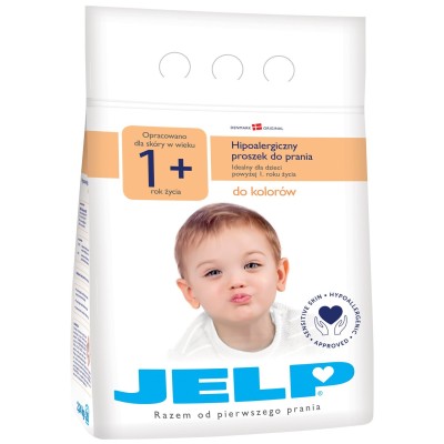 Гіпоалергенний порошок JELP 1+ для кольорового 2,24 кг (90014)