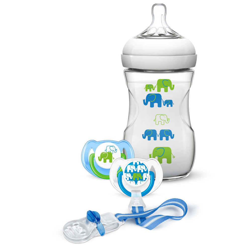 Набір Philips Avent Natural Слоники (SCD627/01)