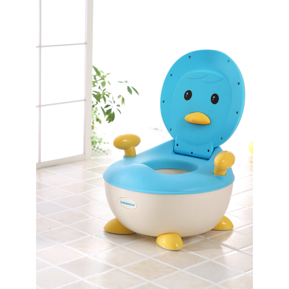 Горшок Babyhood Пингвин голубой (BH-113B) Горшок Babyhood Пингвин голубой (BH-113B)