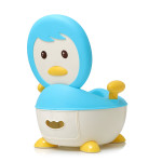 Горшок Babyhood Пингвин голубой (BH-113B)