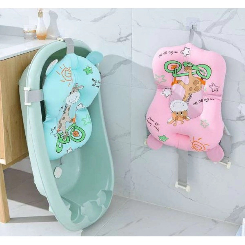 Гірка натяжна для купання Babyhood Жирафик, рожева (BH-212PG)