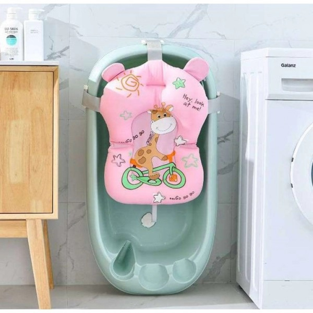 Гірка натяжна для купання Babyhood Жирафик, рожева (BH-212PG)