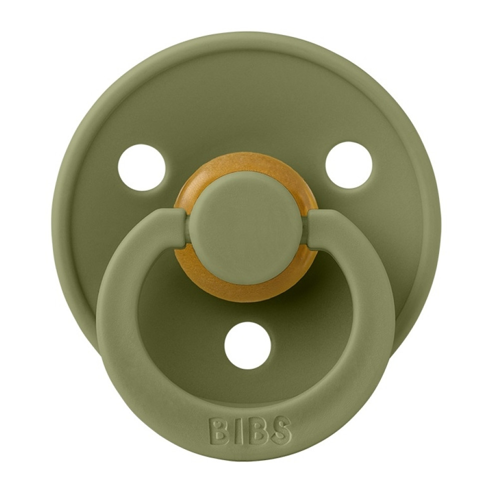 Пустушка Bibs Colour 0-6 міс, латекс (olive)