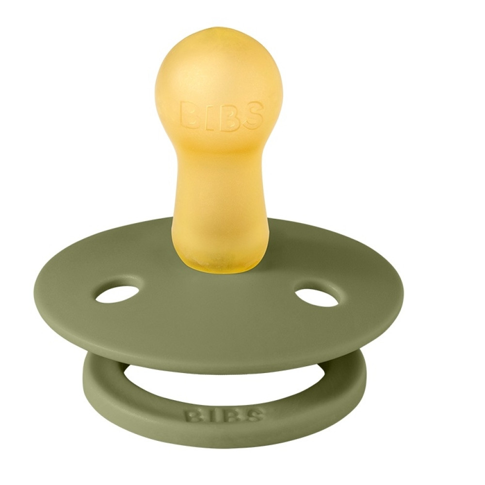 Пустушка Bibs Colour 0-6 міс, латекс (olive)