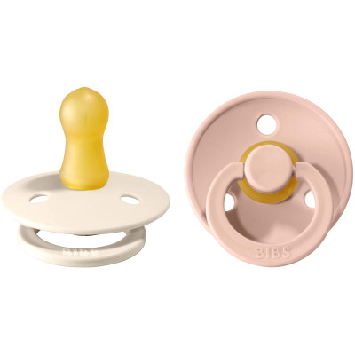 Пустушка Bibs Colour 0-6 міс, латекс (ivory/blush) Пустушка Bibs Colour 0-6 міс, латекс (ivory/blush)