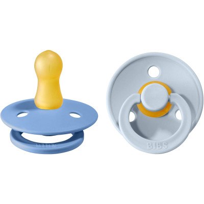 Пустушка Bibs Colour 0-6 міс, латекс (sky blue/baby blue) Пустушка Bibs Colour 0-6 міс, латекс (sky blue/baby blue)