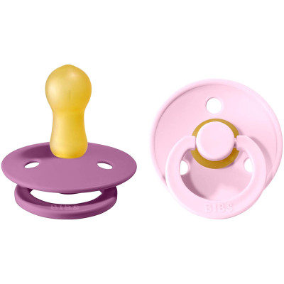 Пустушка Bibs Colour 6-18 міс, латекс (lavender/baby pink) Пустушка Bibs Colour 6-18 міс, латекс (lavender/baby pink)