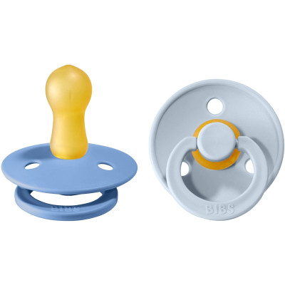 Пустушка Bibs Colour 6-18 міс, латекс (sky blue/baby blue) Пустушка Bibs Colour 6-18 міс, латекс (sky blue/baby blue)