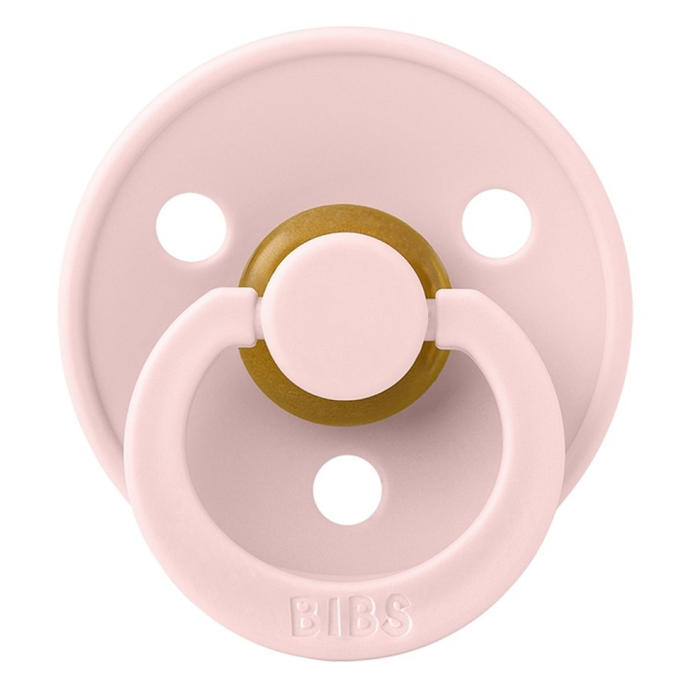 Пустышка Bibs Colour 0-6 мес, латекс (blossom)