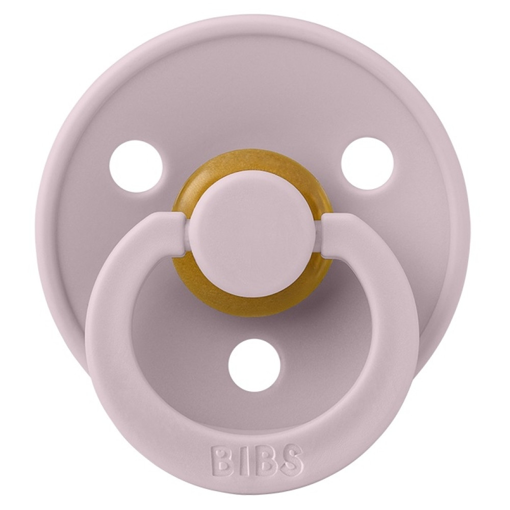Пустышка Bibs Colour 6-18 мес, латекс (dusky lilac)
