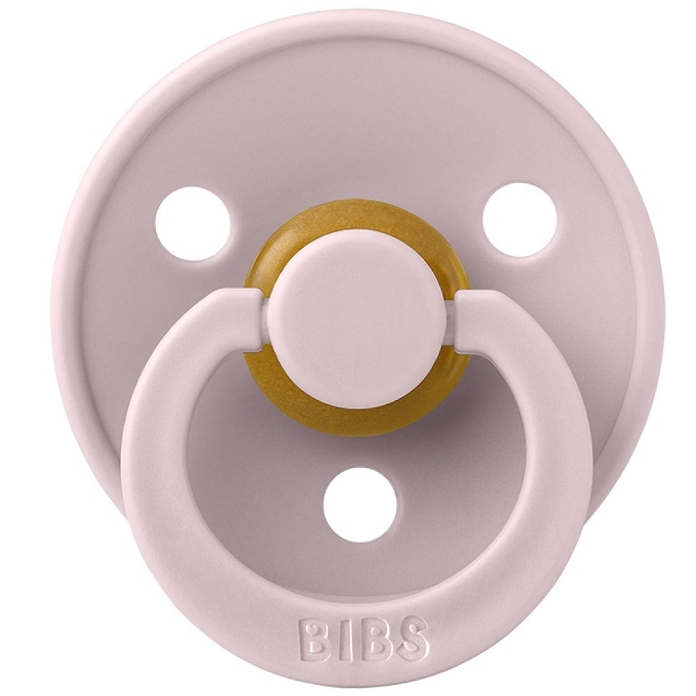 Пустушка Bibs Colour 0-6 міс, латекс (pink plum)