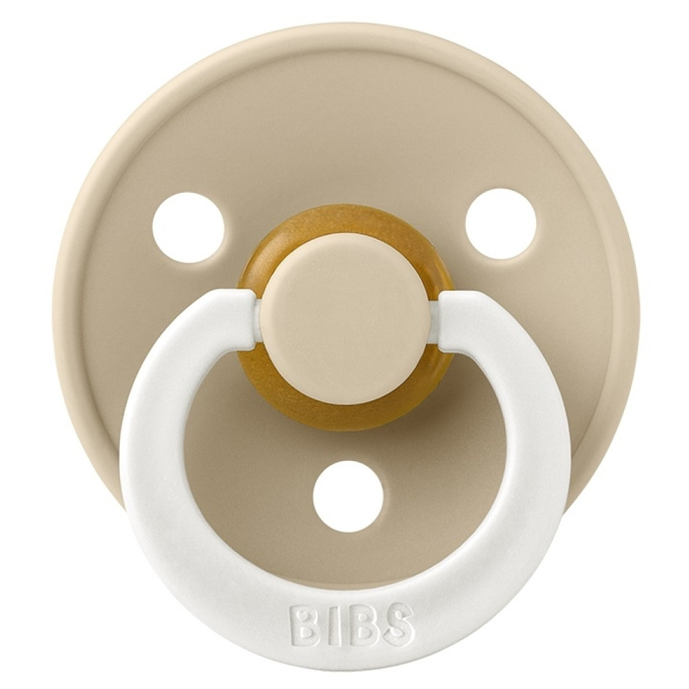 Пустушка Bibs Colour +18 міс, латекс (vanilla glow)