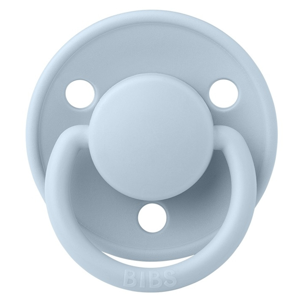 Пустушка Bibs De Lux 0-6 міс, латекс (baby blue)