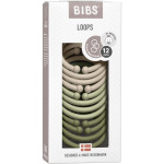 Набор-прорезыватель колец Bibs Loops 12 шт Pack Vanilla / Sage/ Olive
