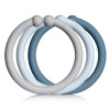 Набор прорезывателей Bibs Loops 12 шт Baby Blue / Cloud / Petrol