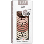 Набор-прорезыватель колец Bibs Loops 12 шт Pack Blush / Woodchuck / Ivory