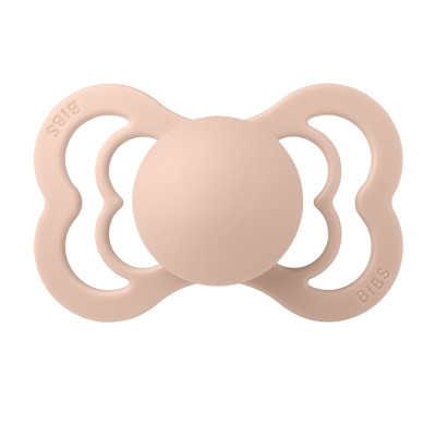 Пустышка Bibs Supreme 0-6 мес, силикон (blush)