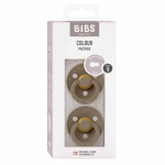 Пустушка Bibs Colour 0-6 міс, латекс, 2 шт (dark oak / dark oak) Пустушка Bibs Colour 0-6 міс, латекс, 2 шт (dark oak / dark oak)
