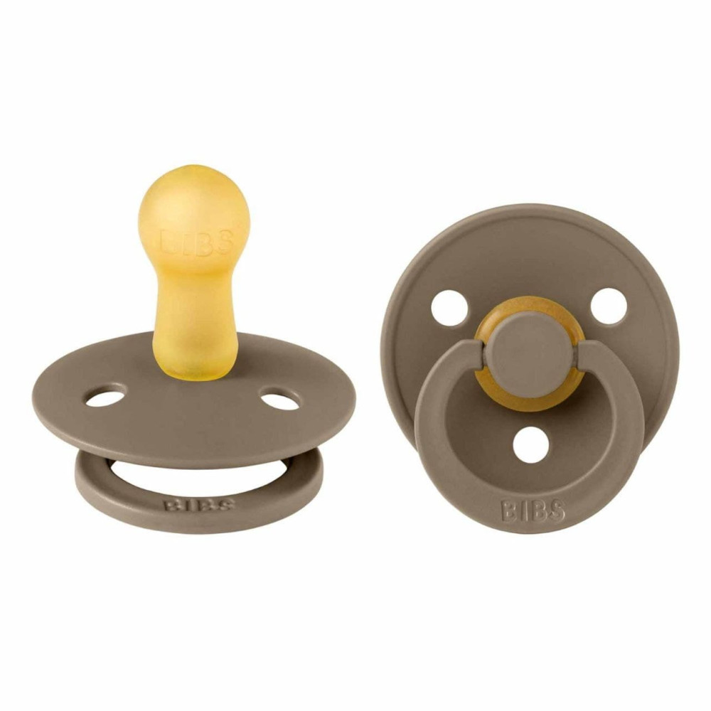 Пустушка Bibs Colour 0-6 міс, латекс, 2 шт (dark oak / dark oak) Пустушка Bibs Colour 0-6 міс, латекс, 2 шт (dark oak / dark oak)