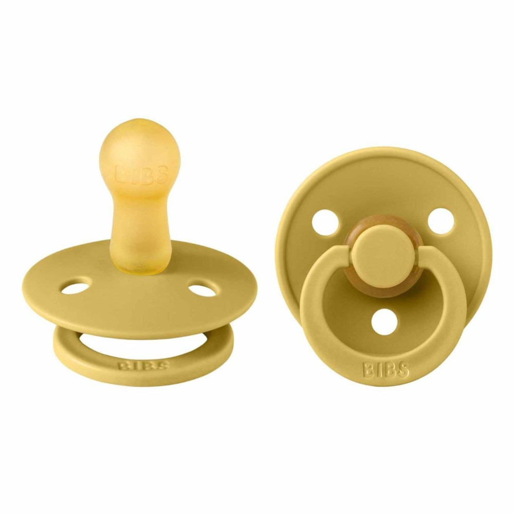 Пустушка Bibs Colour 0-6 міс, латекс, 2 шт (mustard / mustard) Пустушка Bibs Colour 0-6 міс, латекс, 2 шт (mustard / mustard)