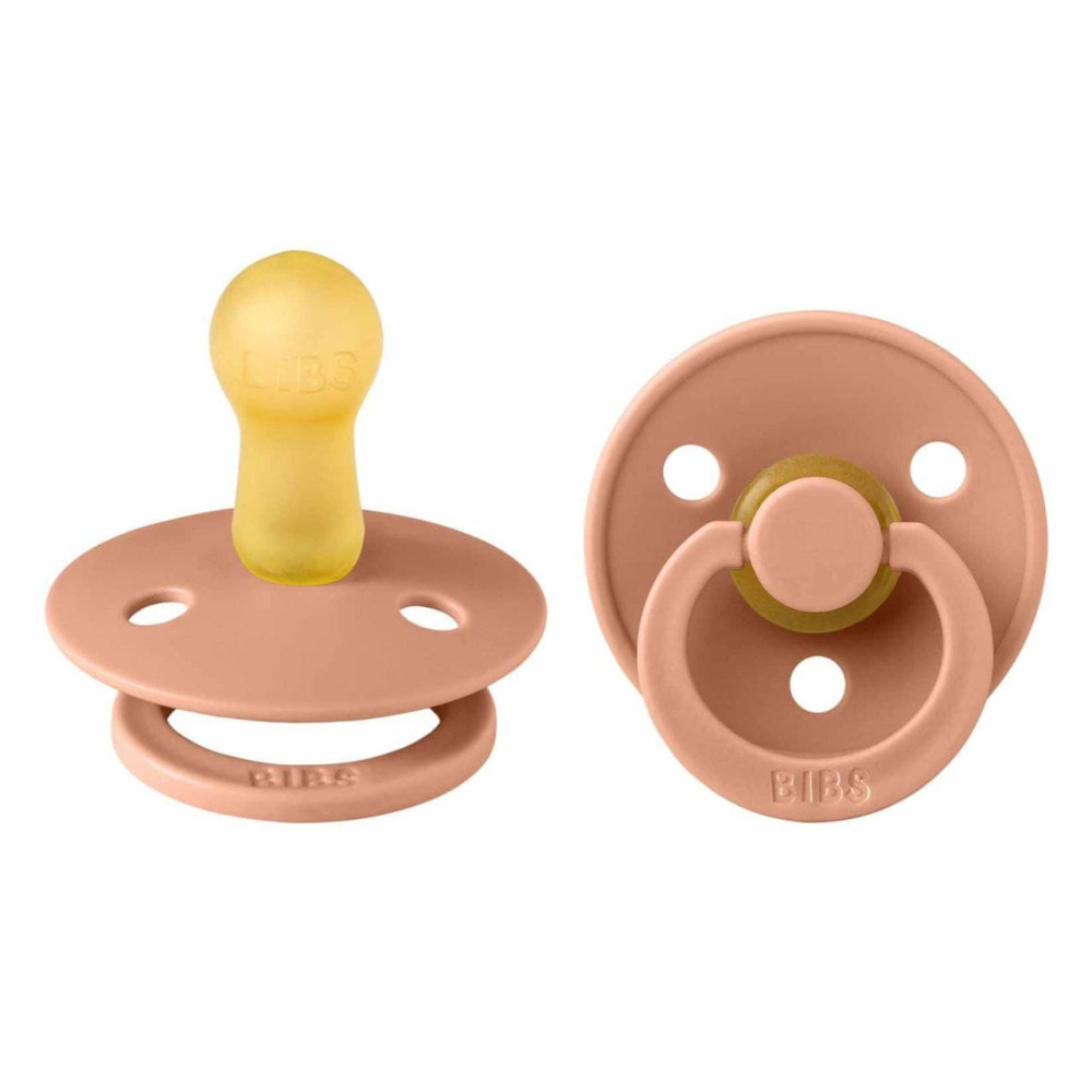 Пустушка Bibs Colour 6-18 міс, латекс, 2 шт (peach / peach) Пустушка Bibs Colour 6-18 міс, латекс, 2 шт (peach / peach)