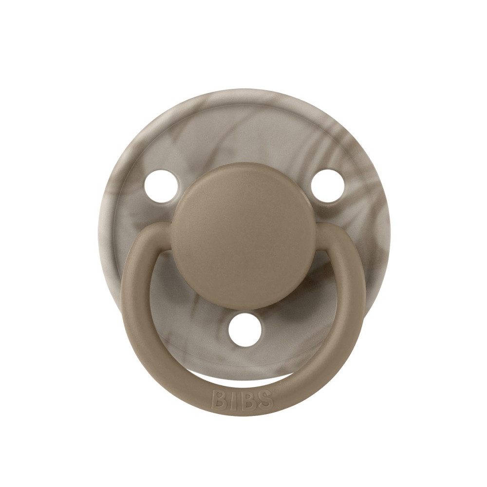 Пустушка Bibs De Lux Tie Dye Camo 0-6 міс, латекс (dark oak / sand)
