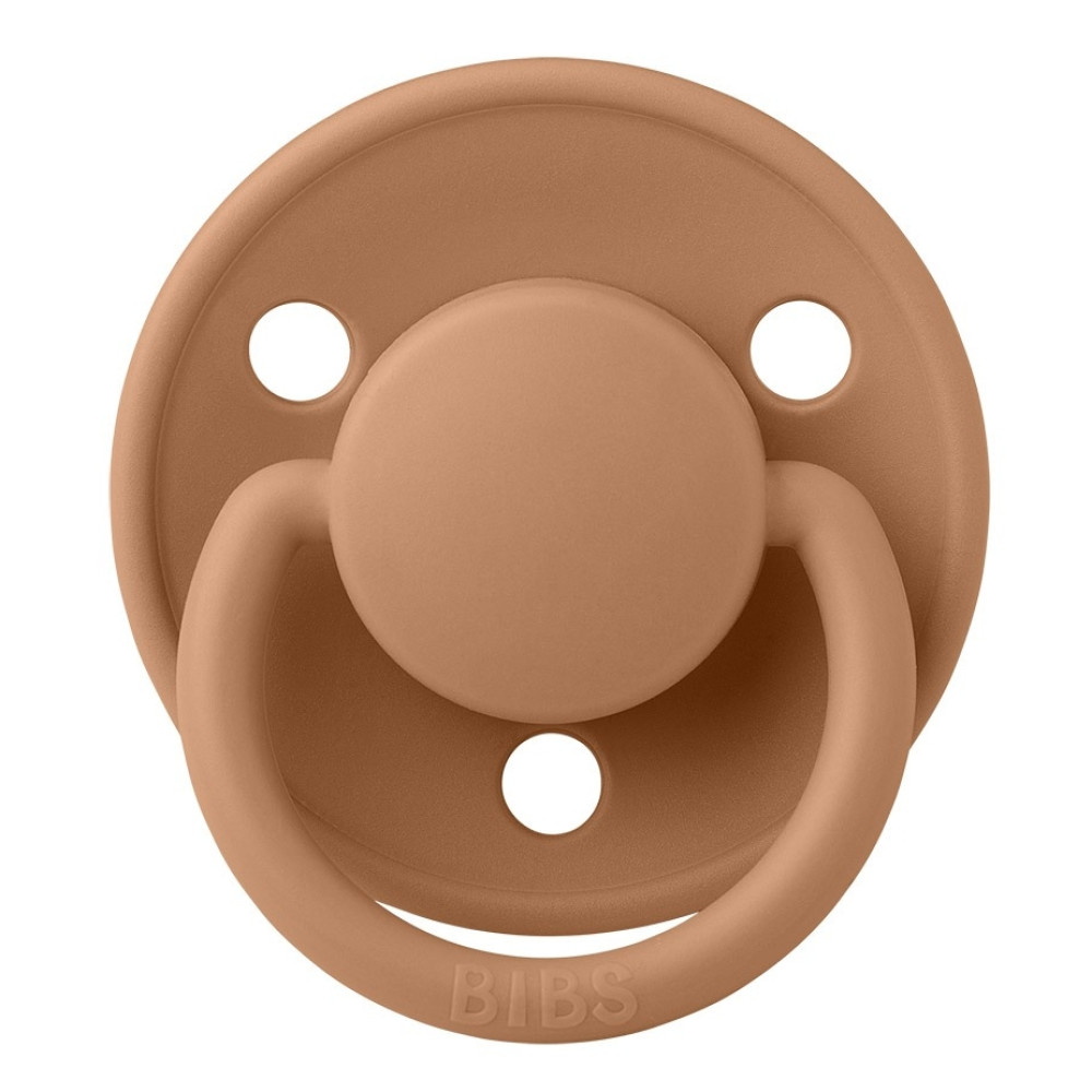 Пустышка Bibs De Lux 0-6 мес, латекс (earth)