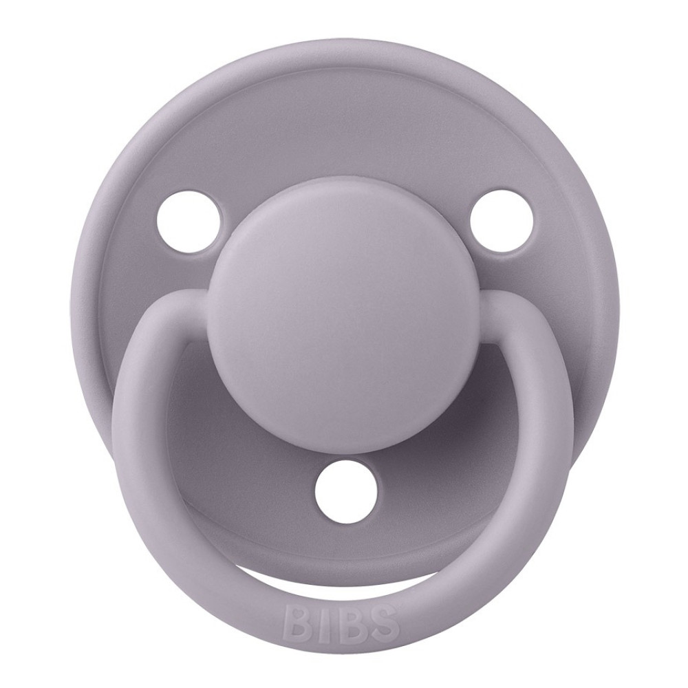 Пустушка Bibs De Lux 6-18 міс, латекс (fossil grey)