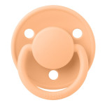 Пустушка Bibs De Lux 0-6 міс, латекс (peach sunset)