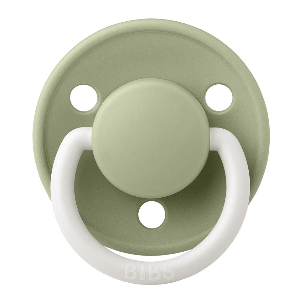 Пустушка Bibs De Lux 0-6 міс, латекс (sage night)