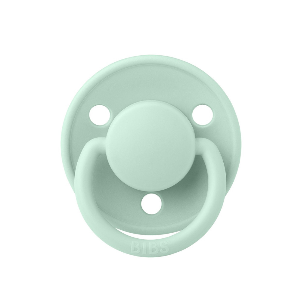 Пустышка Bibs De Lux 0-3 лет, силикон (onesize / nordic mint)