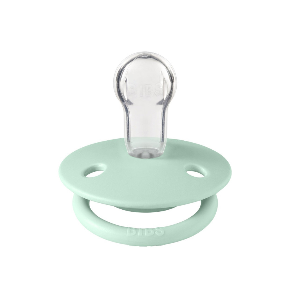 Пустышка Bibs De Lux 0-3 лет, силикон (onesize / nordic mint)