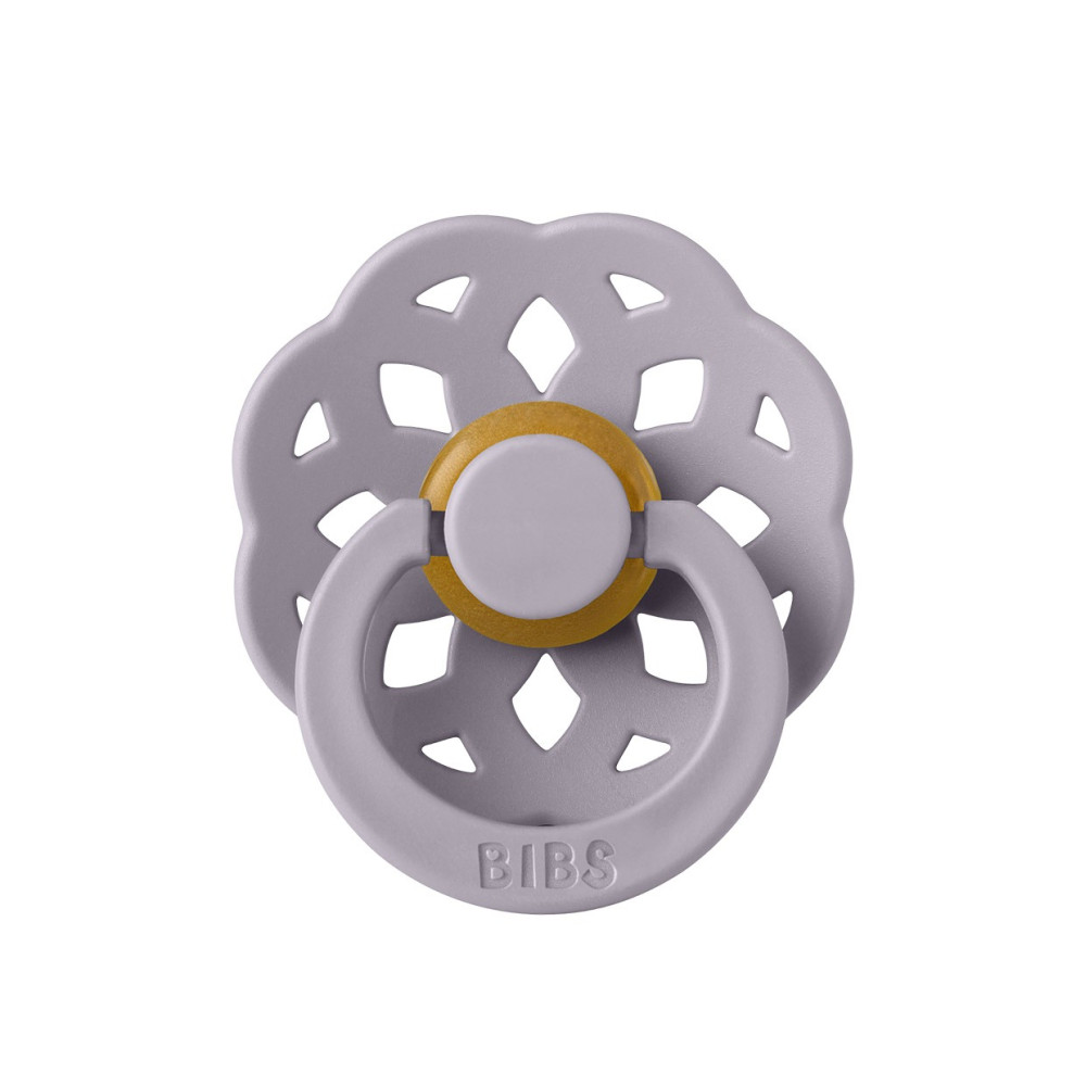 Пустышка Bibs Boheme 0-6 мес., латекс (fossil grey)