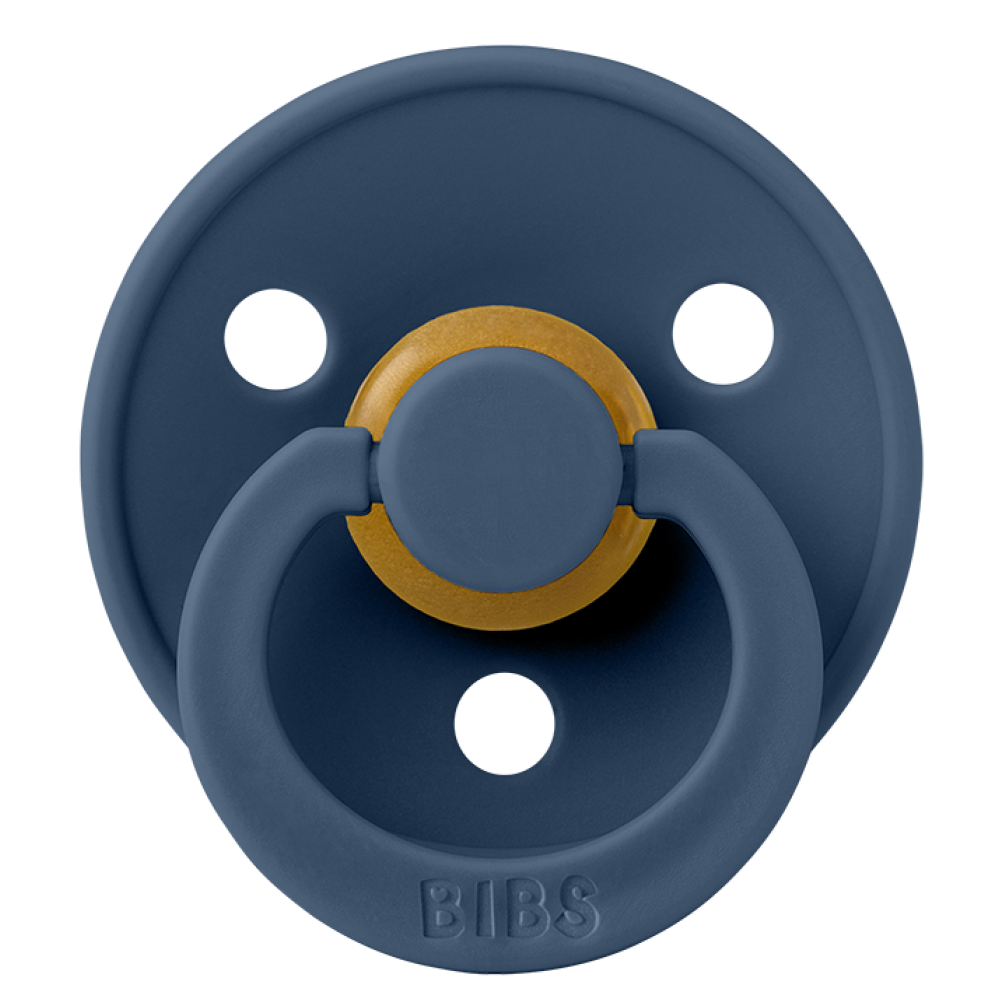 Пустушка Bibs Colour 6-18 міс, латекс (steel blue)
