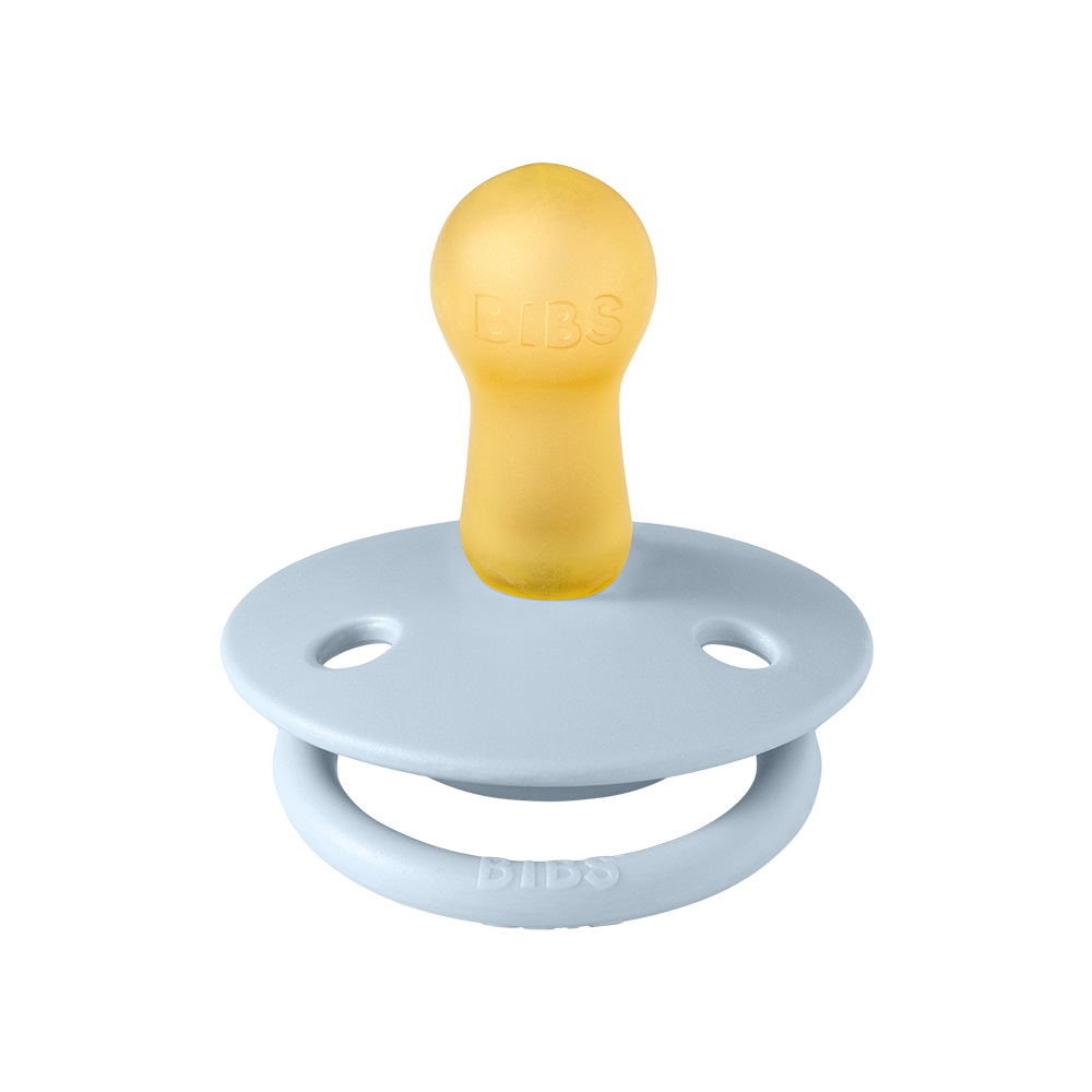Пустушка Bibs De Lux 6-18 міс, латекс (baby blue) Пустушка Bibs De Lux 6-18 міс, латекс (baby blue)
