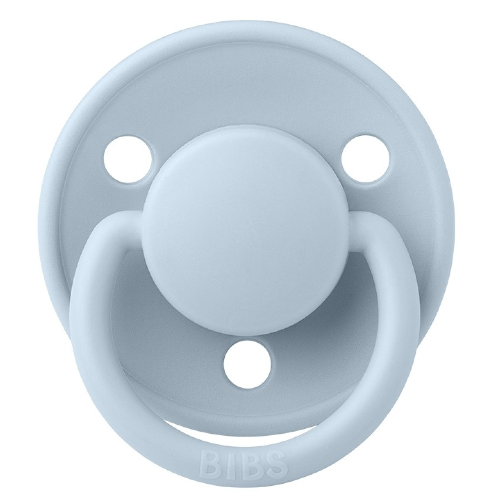 Пустушка Bibs De Lux 6-18 міс, латекс (baby blue)